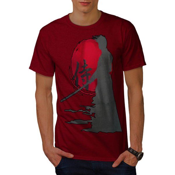 Samurai Silhouette Mens T-Shirt
