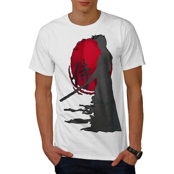 Samurai Silhouette Mens T-Shirt