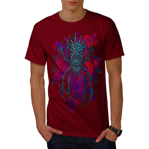 Dark Side Spider Web Mens T-Shirt