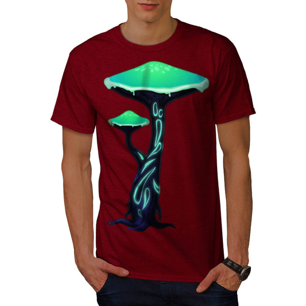Toxic Mushroom Print Mens T-Shirt