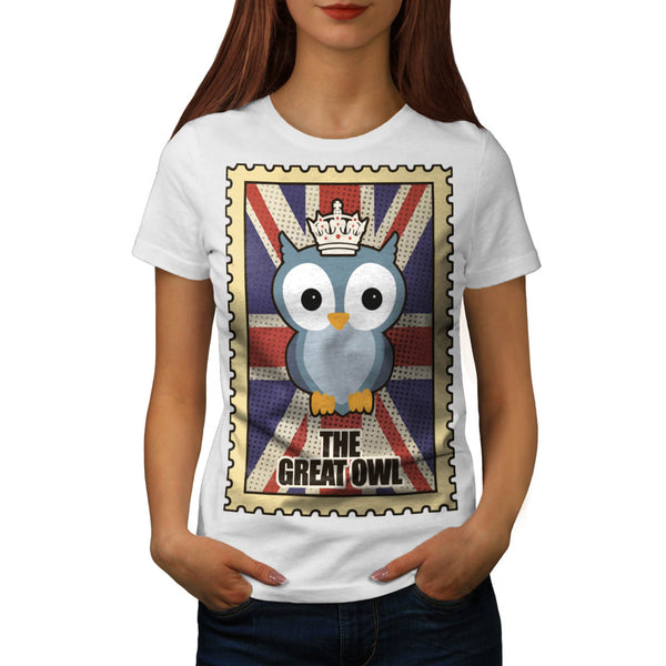 Great Owl King Animal Womens T-Shirt