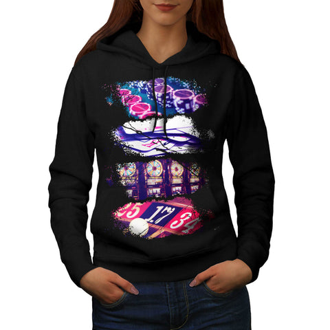 Gambling World Fun Womens Hoodie