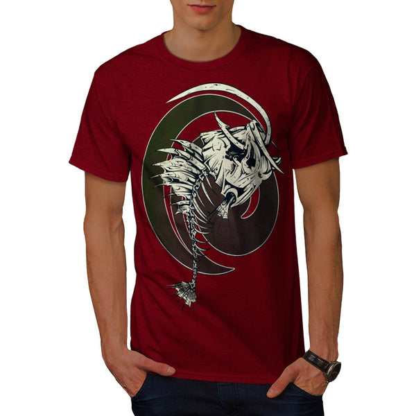 Skull Beast Wings Mens T-Shirt