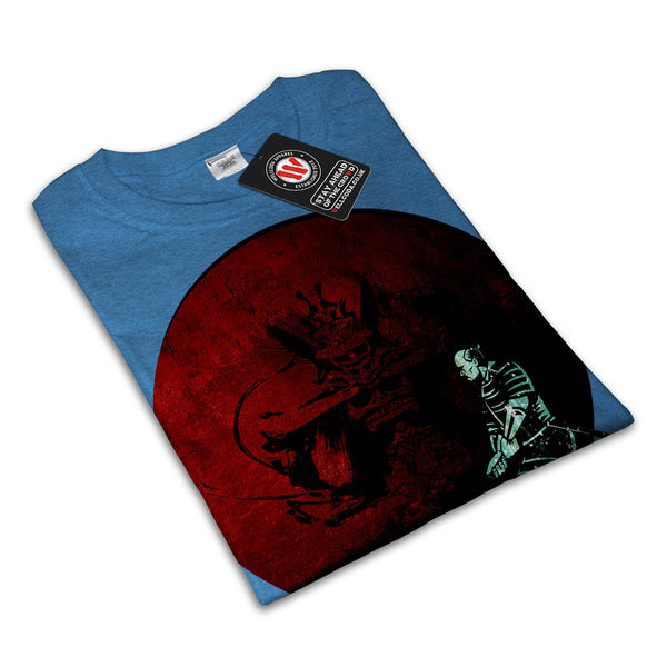 Samurai Fight Vortex Womens T-Shirt