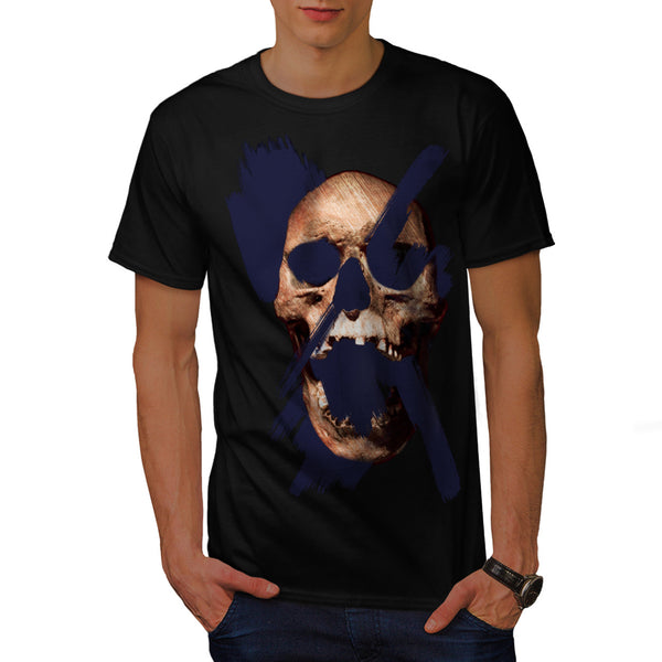 Skull Head Devil Eye Mens T-Shirt