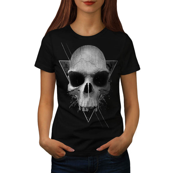 Skull Vampire Head Womens T-Shirt