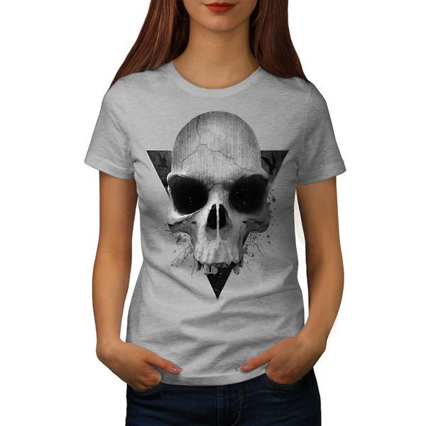 Skull Vampire Head Womens T-Shirt
