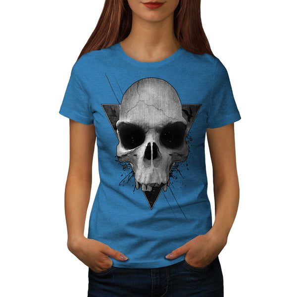 Skull Vampire Head Womens T-Shirt