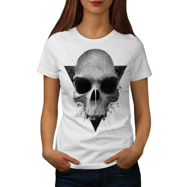 Skull Vampire Head Womens T-Shirt