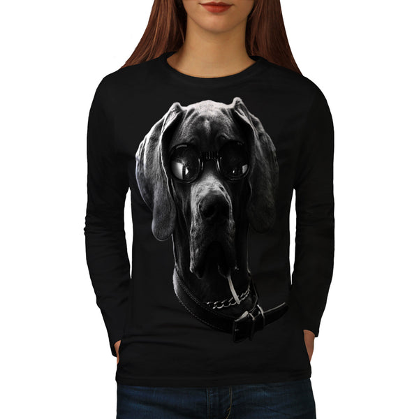 Swag Great Dane Dog Womens Long Sleeve T-Shirt