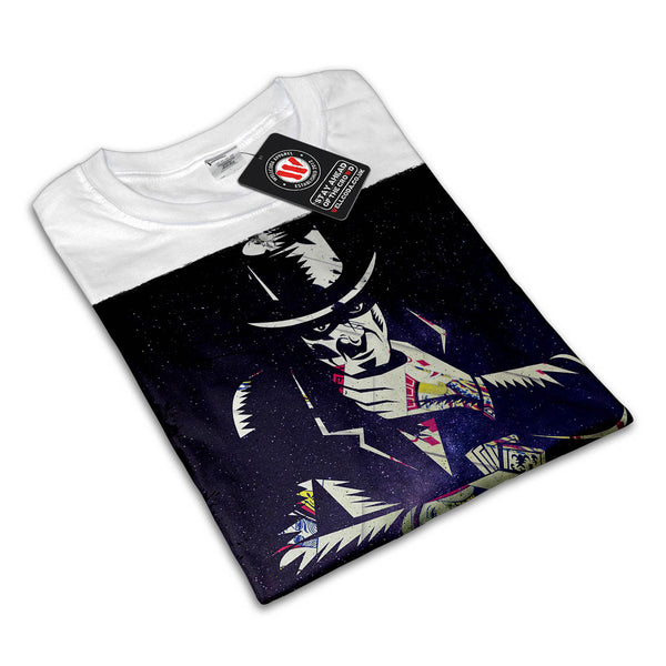 Space Poker Player Womens T-Shirt