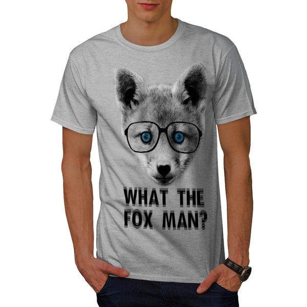 Fox Man Face Fun Mens T-Shirt