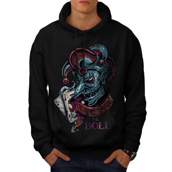 Evil Fortune Joker Mens Hoodie