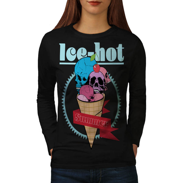 Ice Hot Summertime Womens Long Sleeve T-Shirt