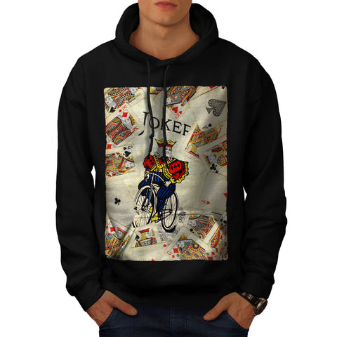 Card Shuffle Game Mens Hoodie