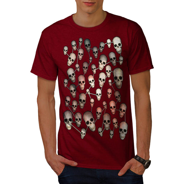 Skull Head Festival Mens T-Shirt