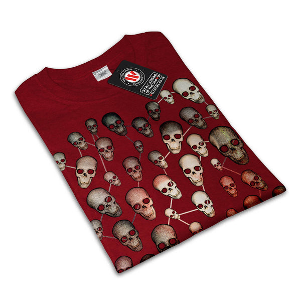 Skull Head Concert Mens T-Shirt