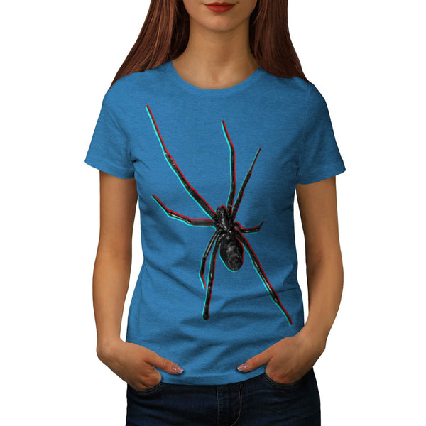 Giant Spider Horror Womens T-Shirt