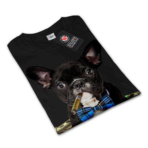 Pug Dog Poker Player Womens Long Sleeve T-Shirt