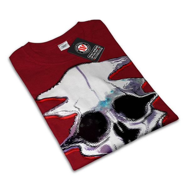 Skull Acid Sugar Art Womens T-Shirt