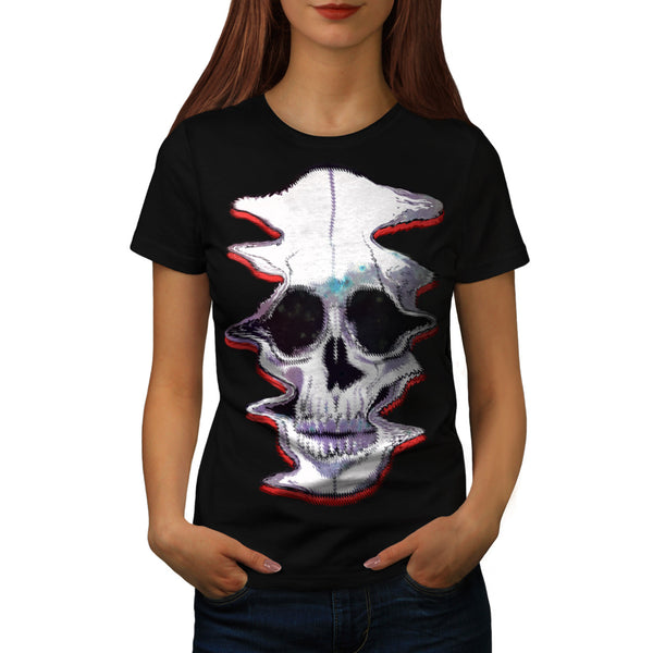 Skull Acid Sugar Art Womens T-Shirt