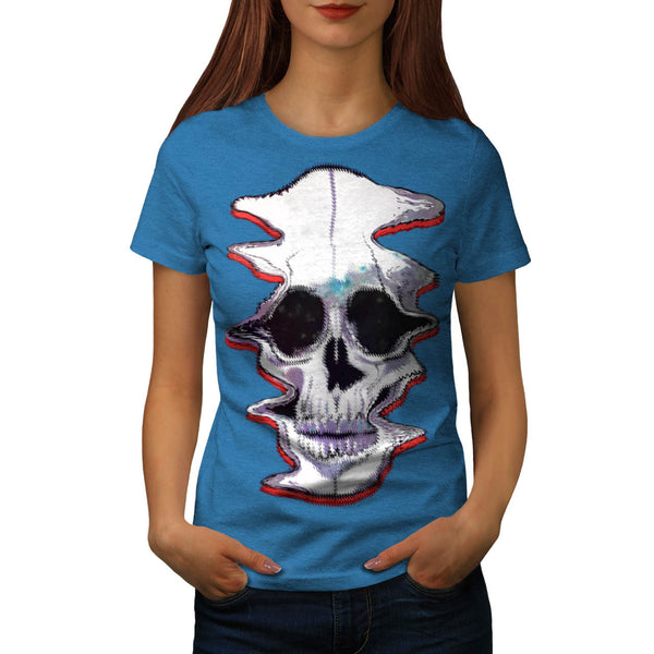 Skull Acid Sugar Art Womens T-Shirt