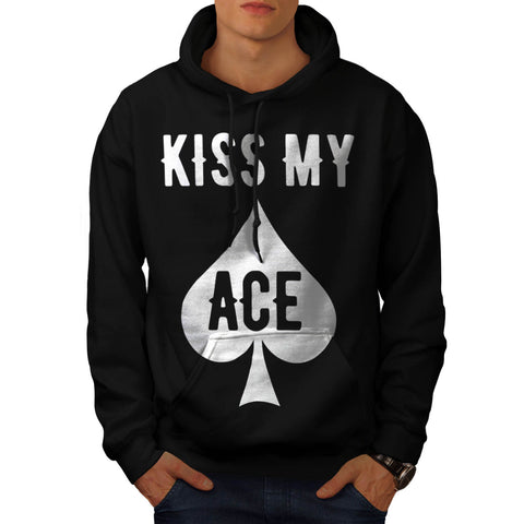 Cheeky Card Player Mens Hoodie