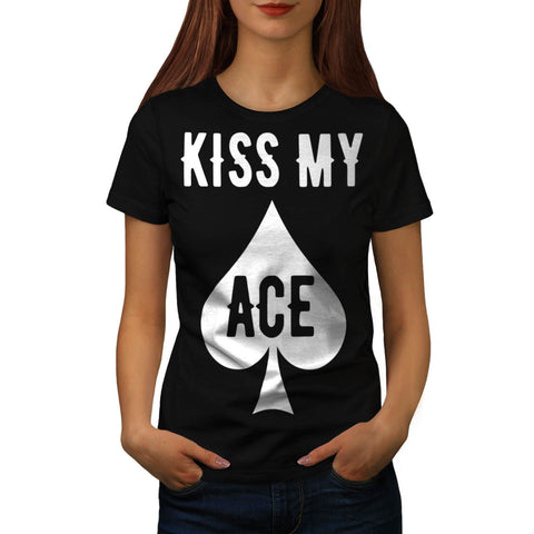 Cheeky Card Player Womens T-Shirt