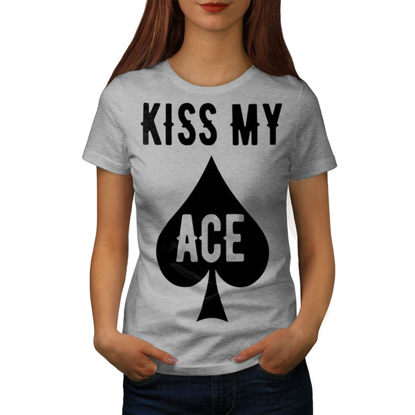 Cheeky Card Player Womens T-Shirt