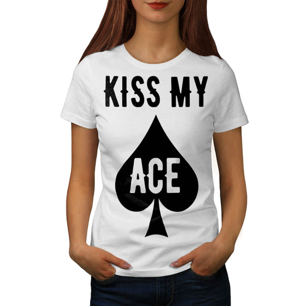 Cheeky Card Player Womens T-Shirt