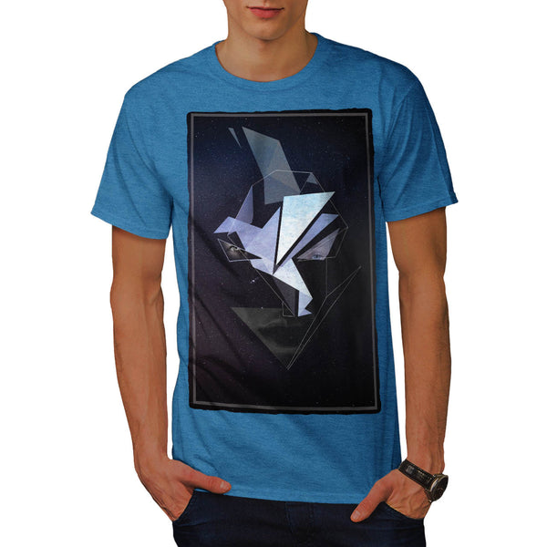 Face Fantasy Origami Mens T-Shirt
