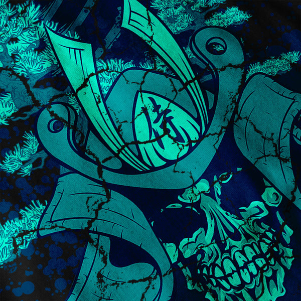 Japanese Death Skull Womens Long Sleeve T-Shirt