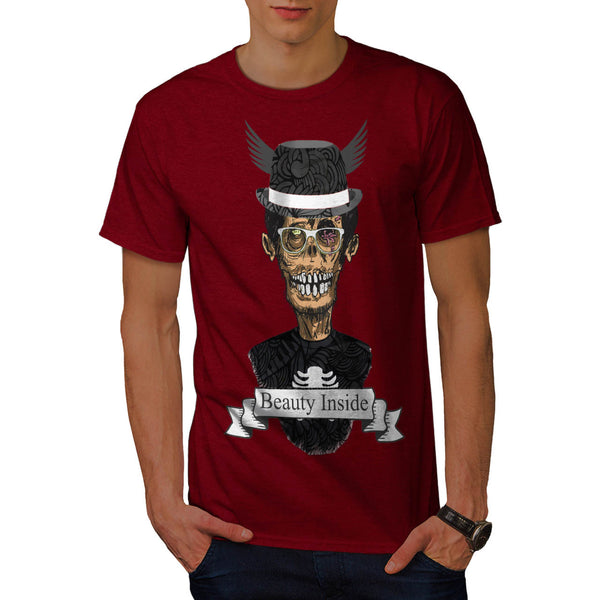 Zombie Beauty Inside Mens T-Shirt