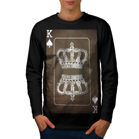 Royal Crown Game Mens Long Sleeve T-Shirt