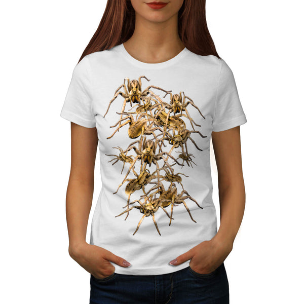Spider Nest Scare Womens T-Shirt