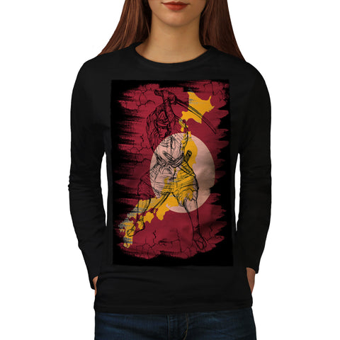 Japan Silhouette Womens Long Sleeve T-Shirt