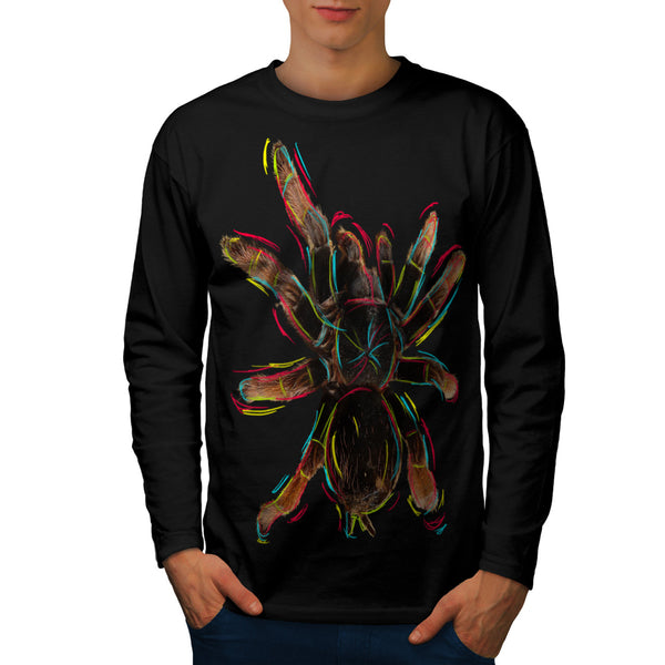 Rainbow Tarantula Mens Long Sleeve T-Shirt