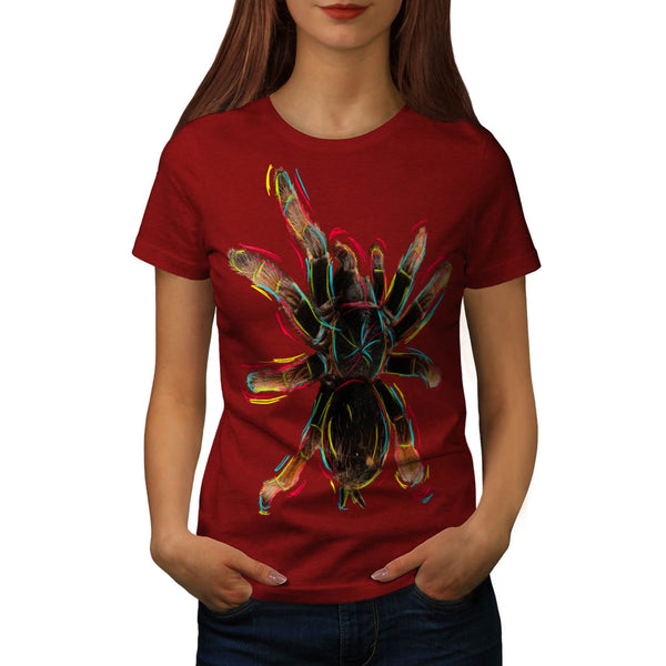 Rainbow Tarantula Womens T-Shirt