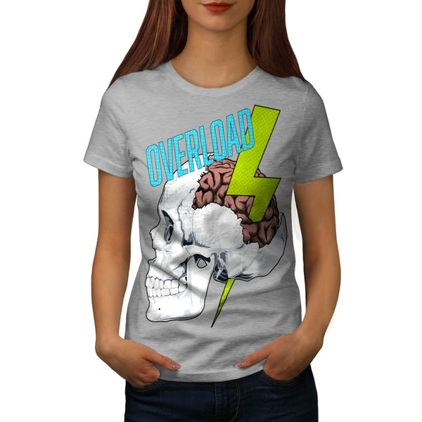 Skull Head Zombie Womens T-Shirt