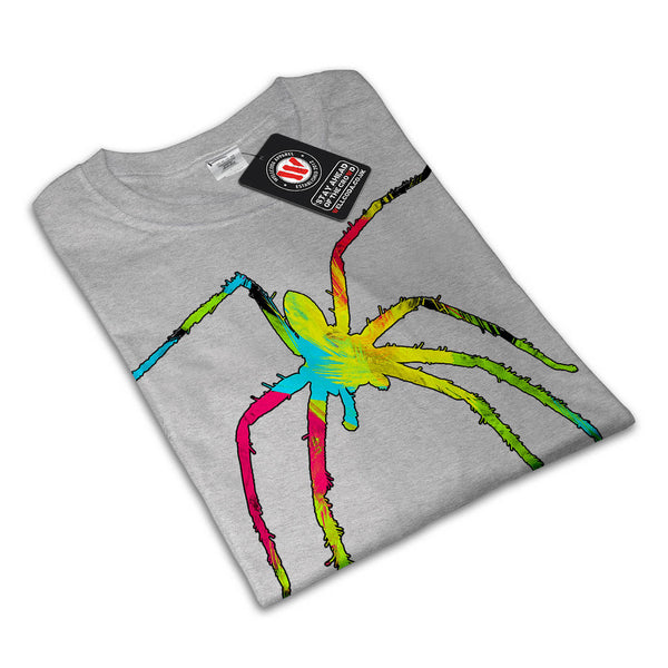 Vibrant Color Spider Mens T-Shirt