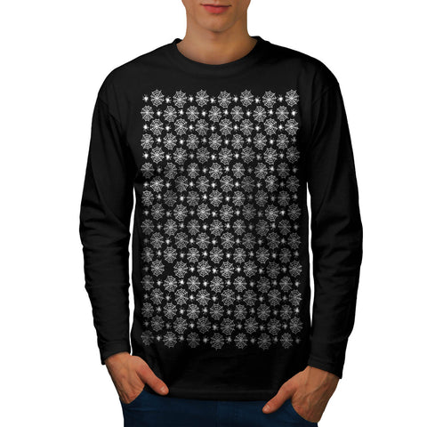 Indigo Silk Spider Mens Long Sleeve T-Shirt
