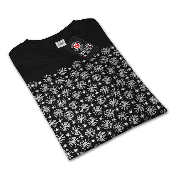 Indigo Silk Spider Womens Long Sleeve T-Shirt
