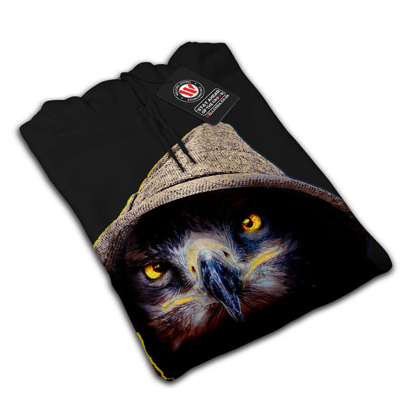 Funny Looking Owl Mens Hoodie