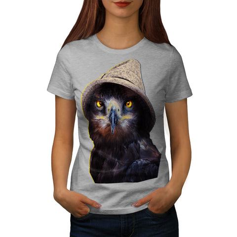 Funny Looking Owl Womens T-Shirt