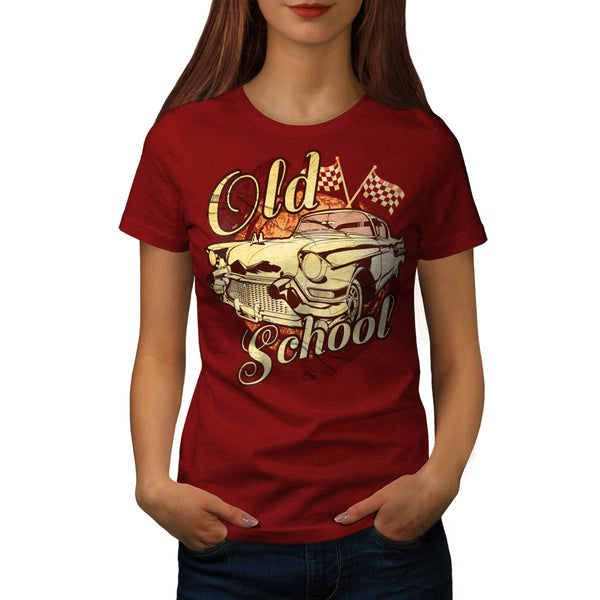 Old School Vehicle Womens T-Shirt