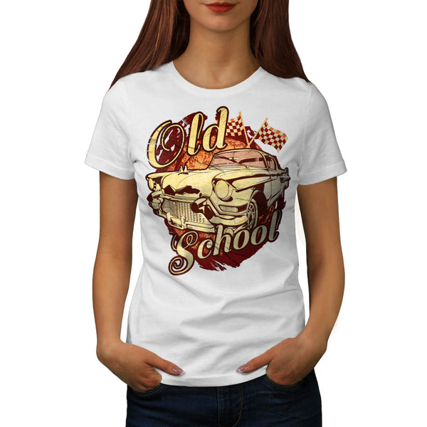 Old School Vehicle Womens T-Shirt