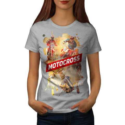 Motorcycle Maniac Womens T-Shirt