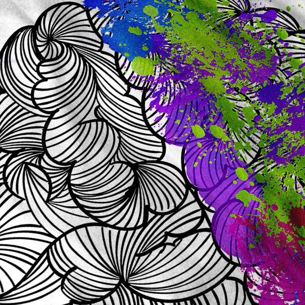 Colorful Brain Art Womens T-Shirt