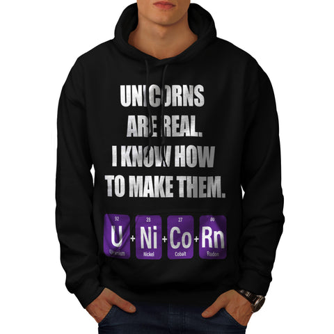 Unicorn Formula Fun Mens Hoodie