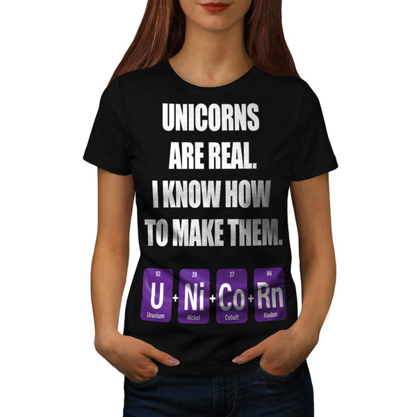 Unicorn Formula Fun Womens T-Shirt